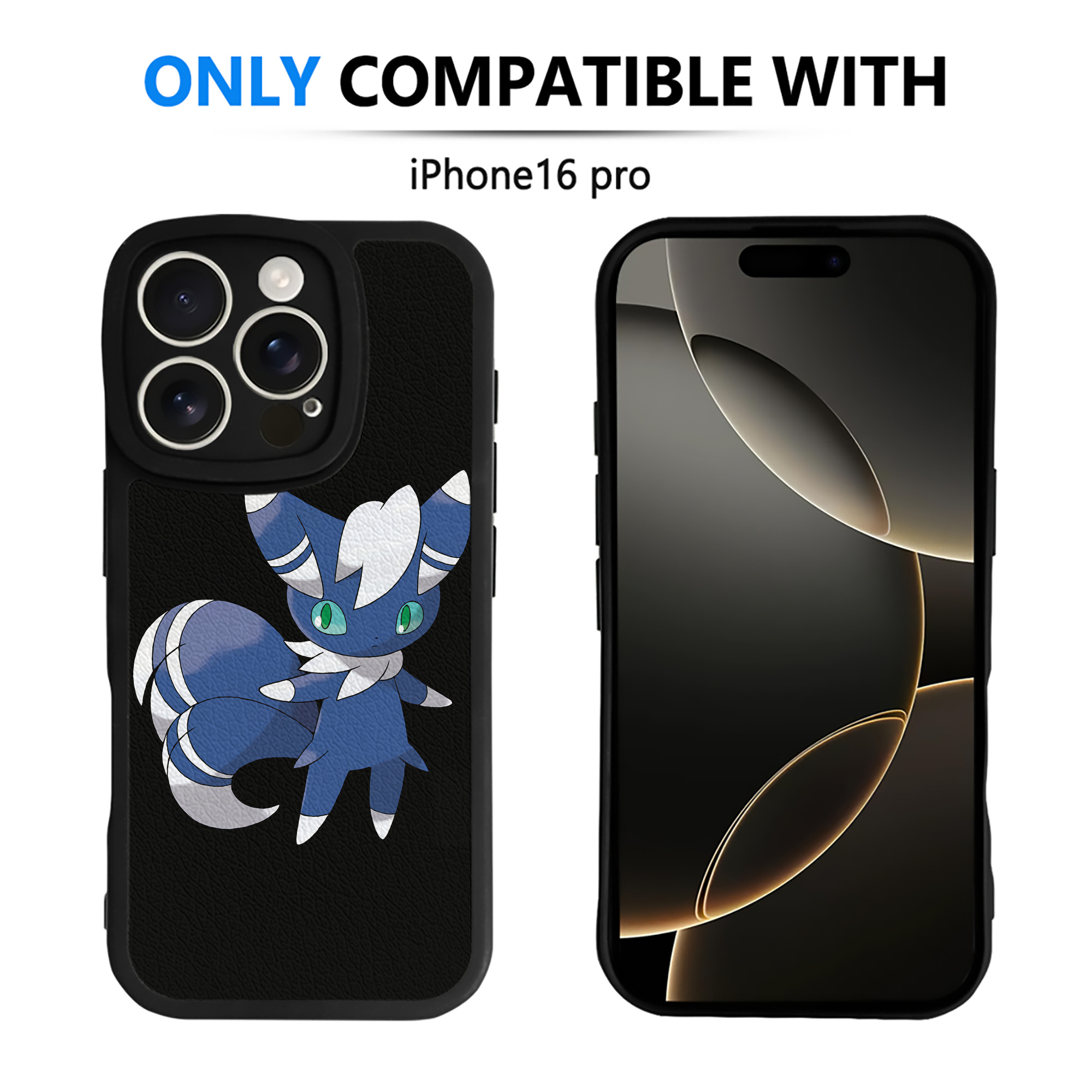 （画像用） ポケットモンスター Pokémon 【iPhone 16シリーズ対応】シリコンスマホケース（レザー調） 材質：シリコン